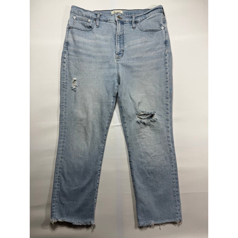 Light Blue Distressed Women's Jeans